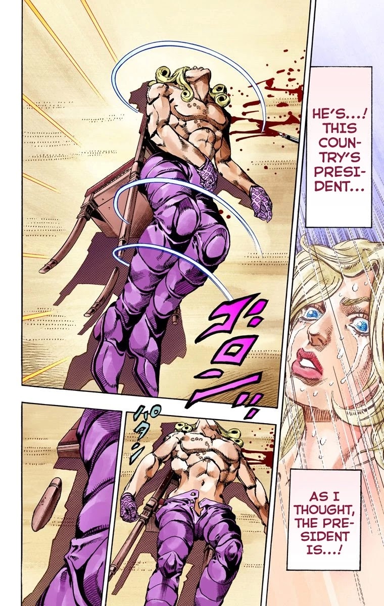JoJo's Bizarre Adventure Part 7 - Steel Ball Run (Official Colored) chapter 61 page 52