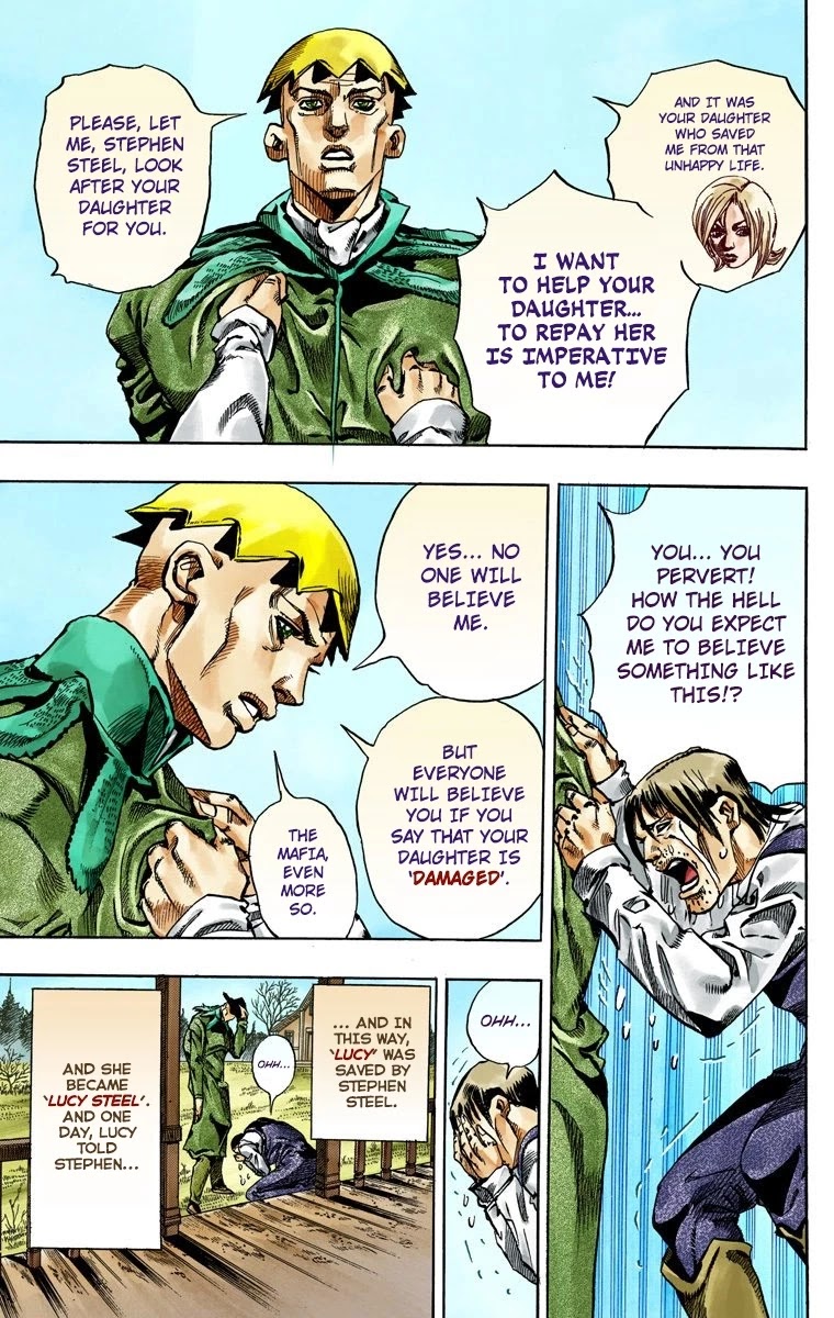 JoJo's Bizarre Adventure Part 7 - Steel Ball Run (Official Colored) chapter 61 page 8