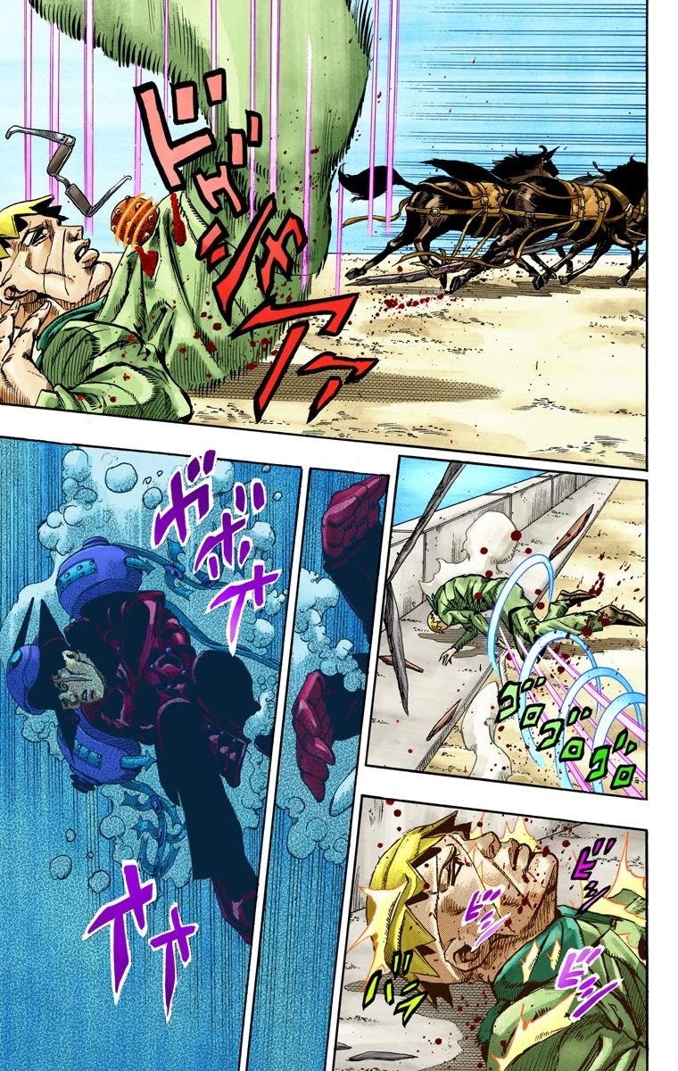JoJo's Bizarre Adventure Part 7 - Steel Ball Run (Official Colored) chapter 62 page 41