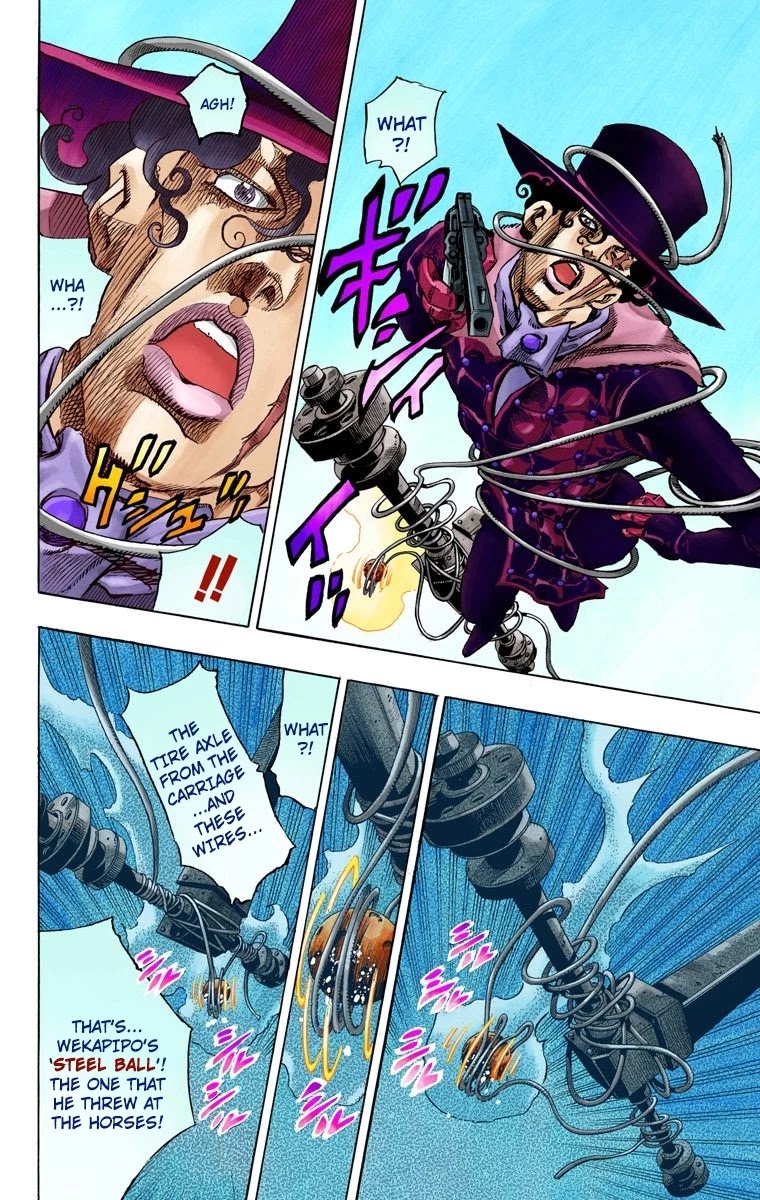 JoJo's Bizarre Adventure Part 7 - Steel Ball Run (Official Colored) chapter 62 page 45