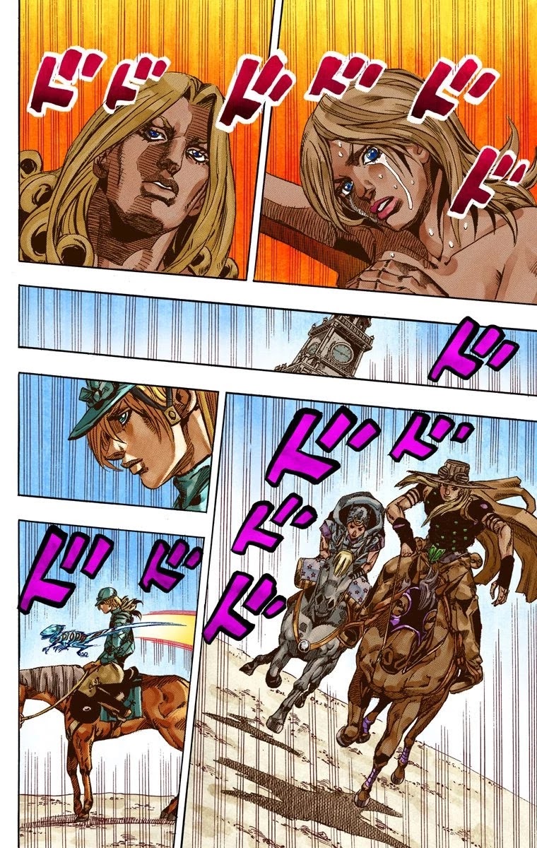 JoJo's Bizarre Adventure Part 7 - Steel Ball Run (Official Colored) chapter 62 page 51