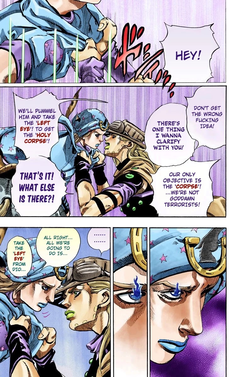 JoJo's Bizarre Adventure Part 7 - Steel Ball Run (Official Colored) chapter 64 page 17