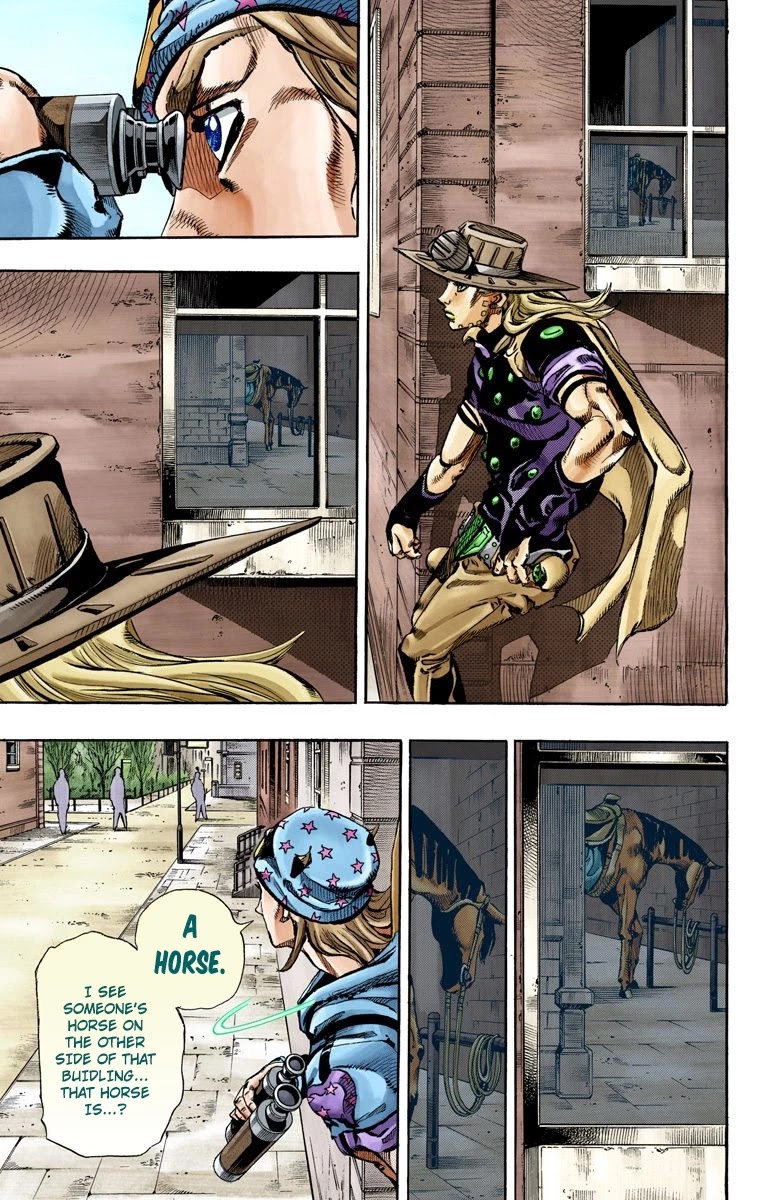 JoJo's Bizarre Adventure Part 7 - Steel Ball Run (Official Colored) chapter 64 page 19