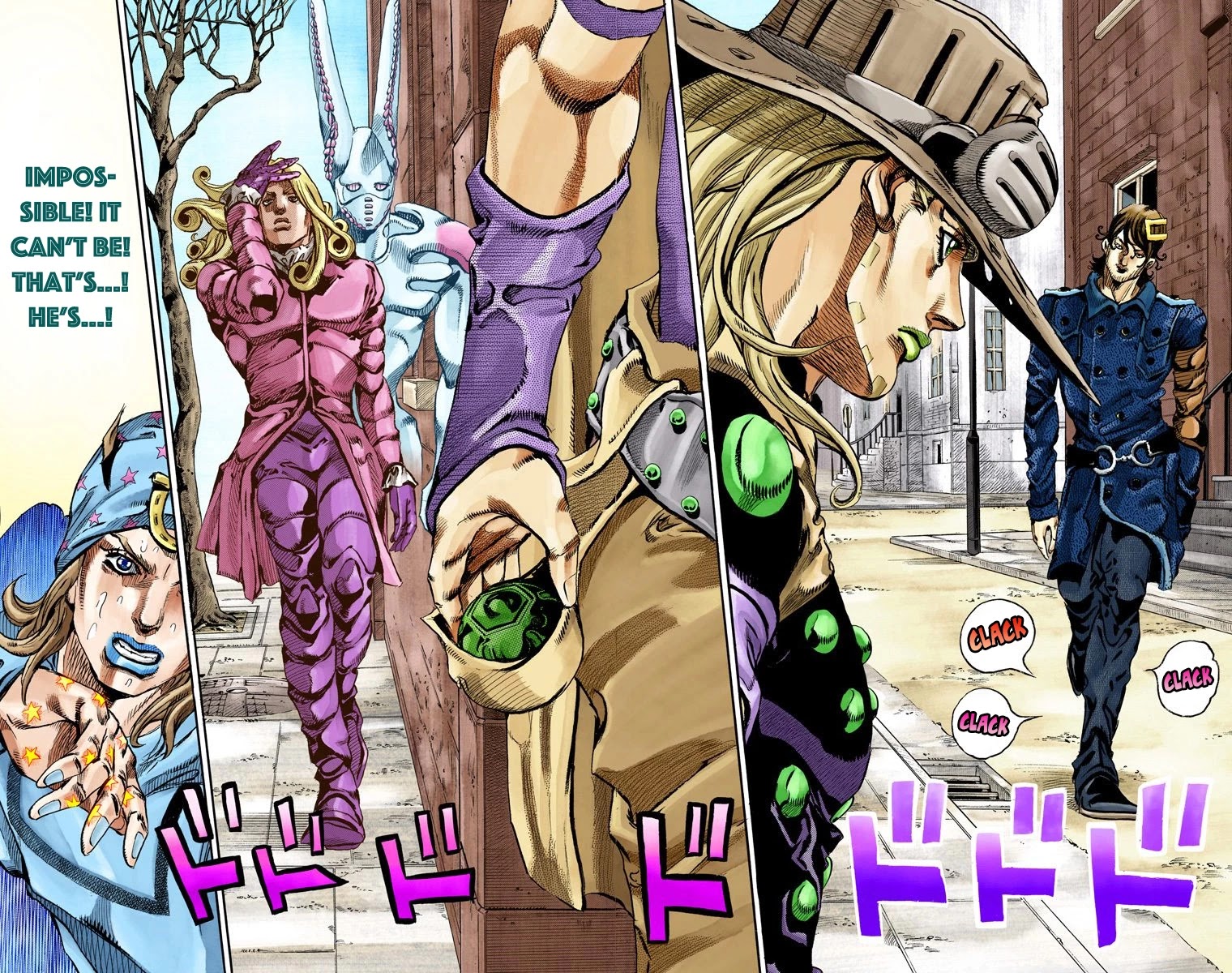 JoJo's Bizarre Adventure Part 7 - Steel Ball Run (Official Colored) chapter 64 page 22