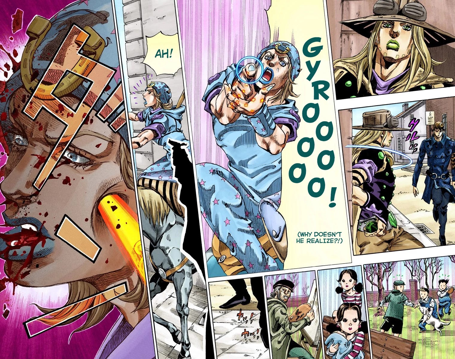 JoJo's Bizarre Adventure Part 7 - Steel Ball Run (Official Colored) chapter 64 page 25