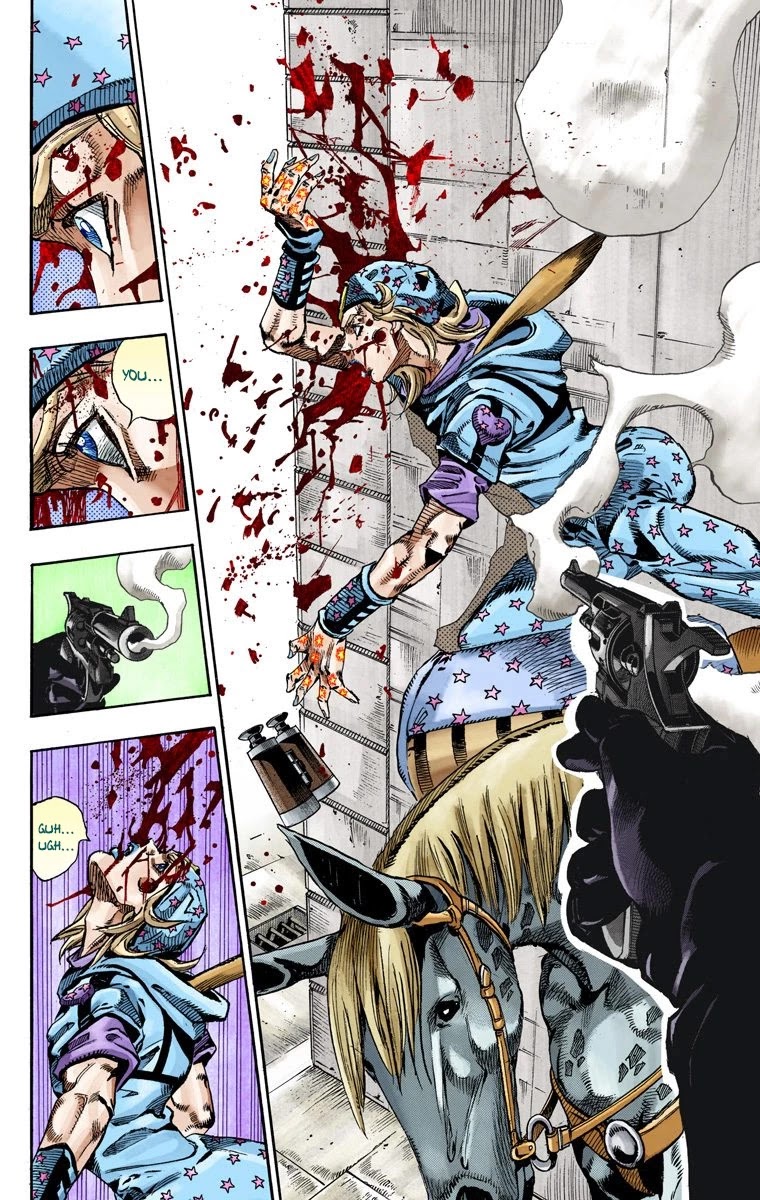 JoJo's Bizarre Adventure Part 7 - Steel Ball Run (Official Colored) chapter 64 page 26