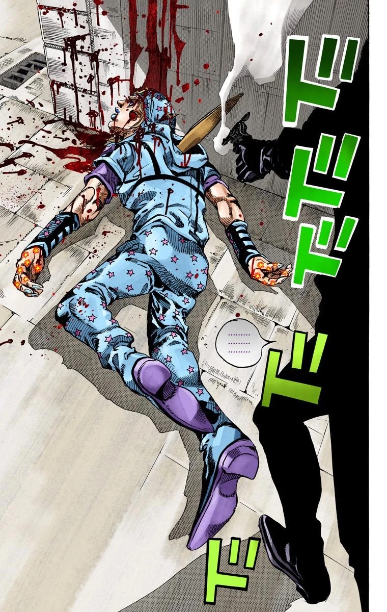 JoJo's Bizarre Adventure Part 7 - Steel Ball Run (Official Colored) chapter 64 page 27