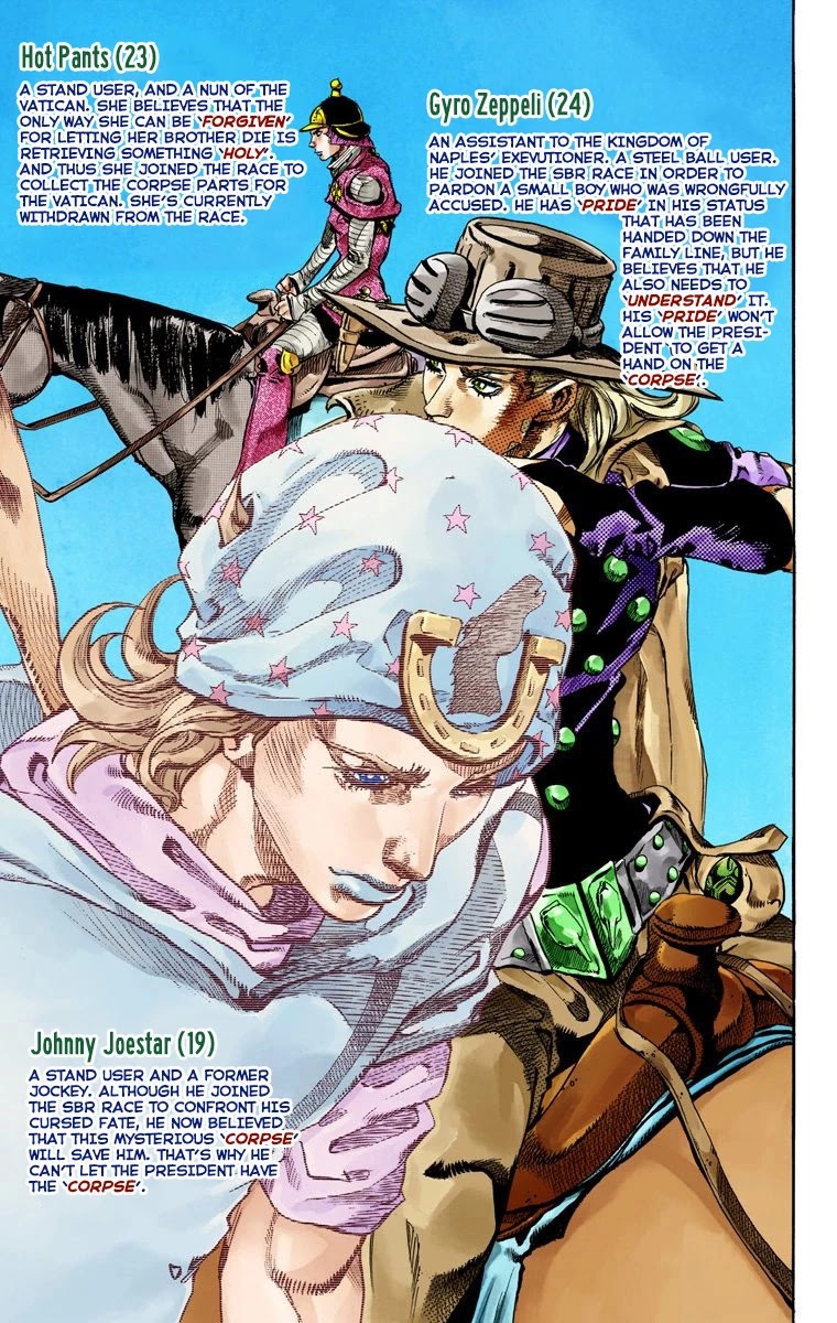 JoJo's Bizarre Adventure Part 7 - Steel Ball Run (Official Colored) chapter 64 page 5
