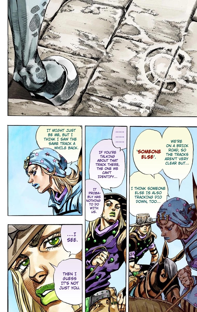 JoJo's Bizarre Adventure Part 7 - Steel Ball Run (Official Colored) chapter 64 page 9