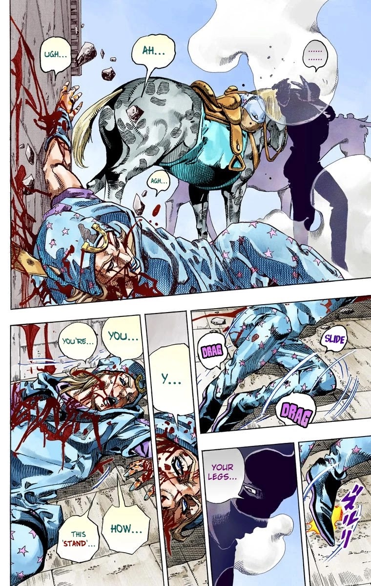 JoJo's Bizarre Adventure Part 7 - Steel Ball Run (Official Colored) chapter 65 page 10