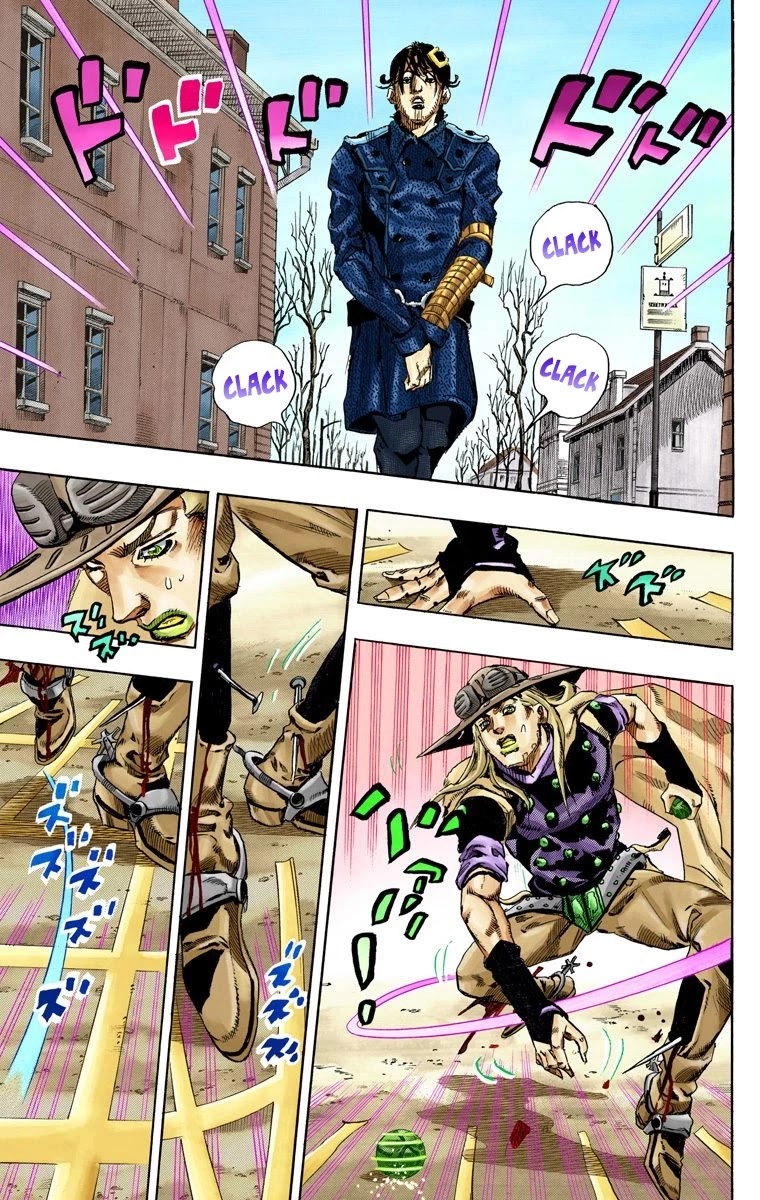JoJo's Bizarre Adventure Part 7 - Steel Ball Run (Official Colored) chapter 65 page 25