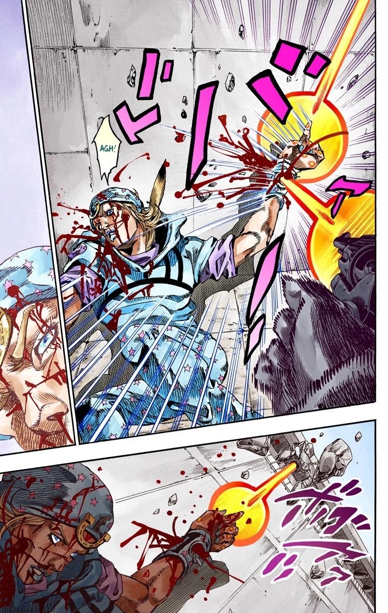 JoJo's Bizarre Adventure Part 7 - Steel Ball Run (Official Colored) chapter 65 page 9