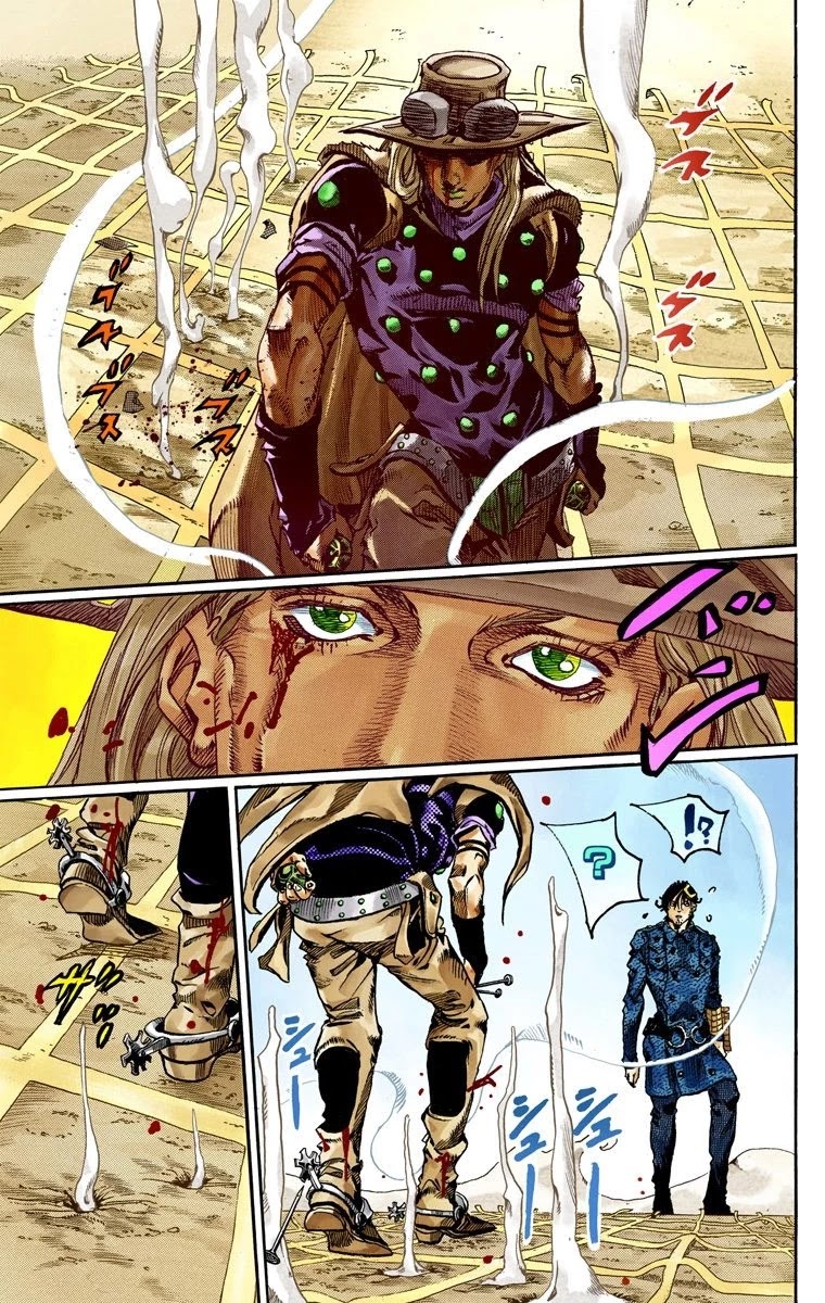 JoJo's Bizarre Adventure Part 7 - Steel Ball Run (Official Colored) chapter 66 page 12