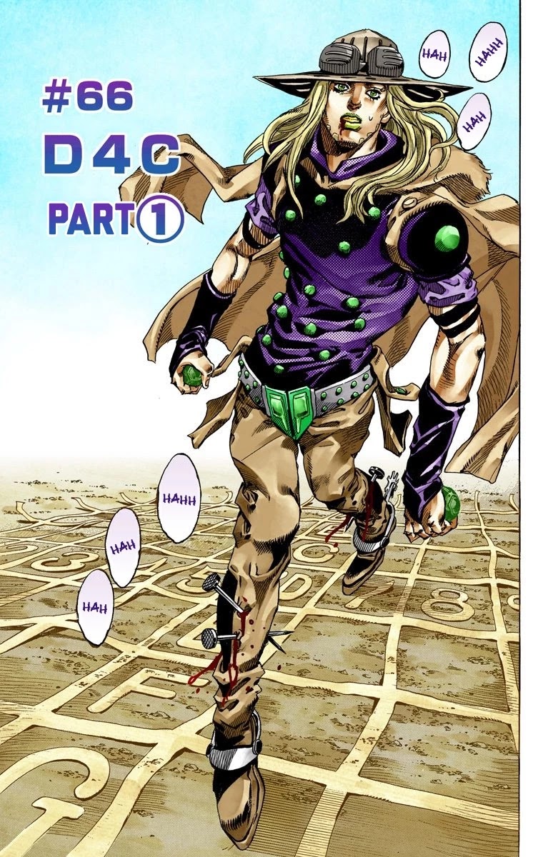 JoJo's Bizarre Adventure Part 7 - Steel Ball Run (Official Colored) chapter 66 page 2
