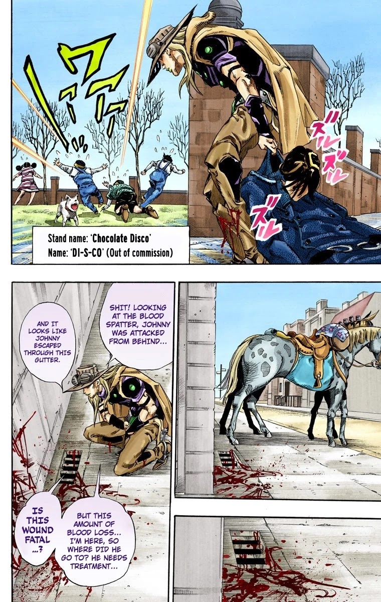 JoJo's Bizarre Adventure Part 7 - Steel Ball Run (Official Colored) chapter 66 page 21