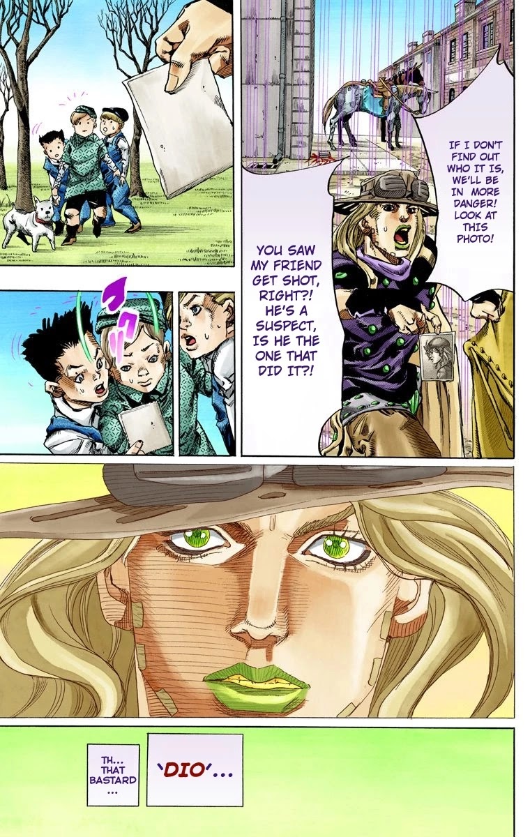 JoJo's Bizarre Adventure Part 7 - Steel Ball Run (Official Colored) chapter 66 page 24