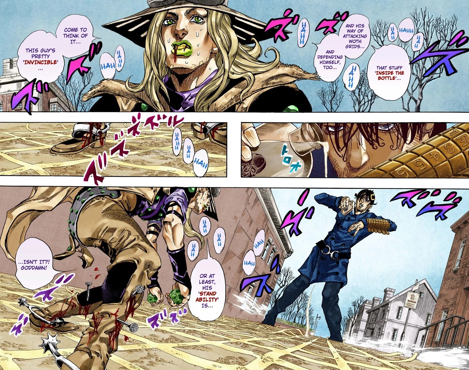 JoJo's Bizarre Adventure Part 7 - Steel Ball Run (Official Colored) chapter 66 page 3