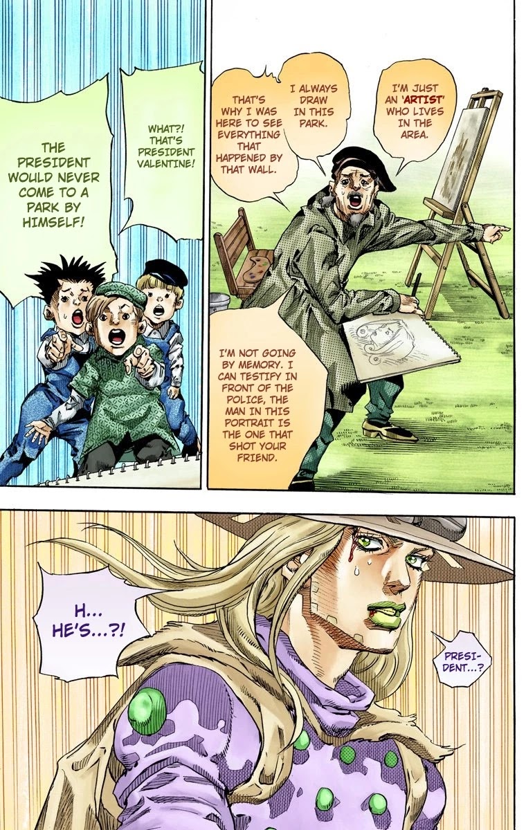 JoJo's Bizarre Adventure Part 7 - Steel Ball Run (Official Colored) chapter 66 page 34