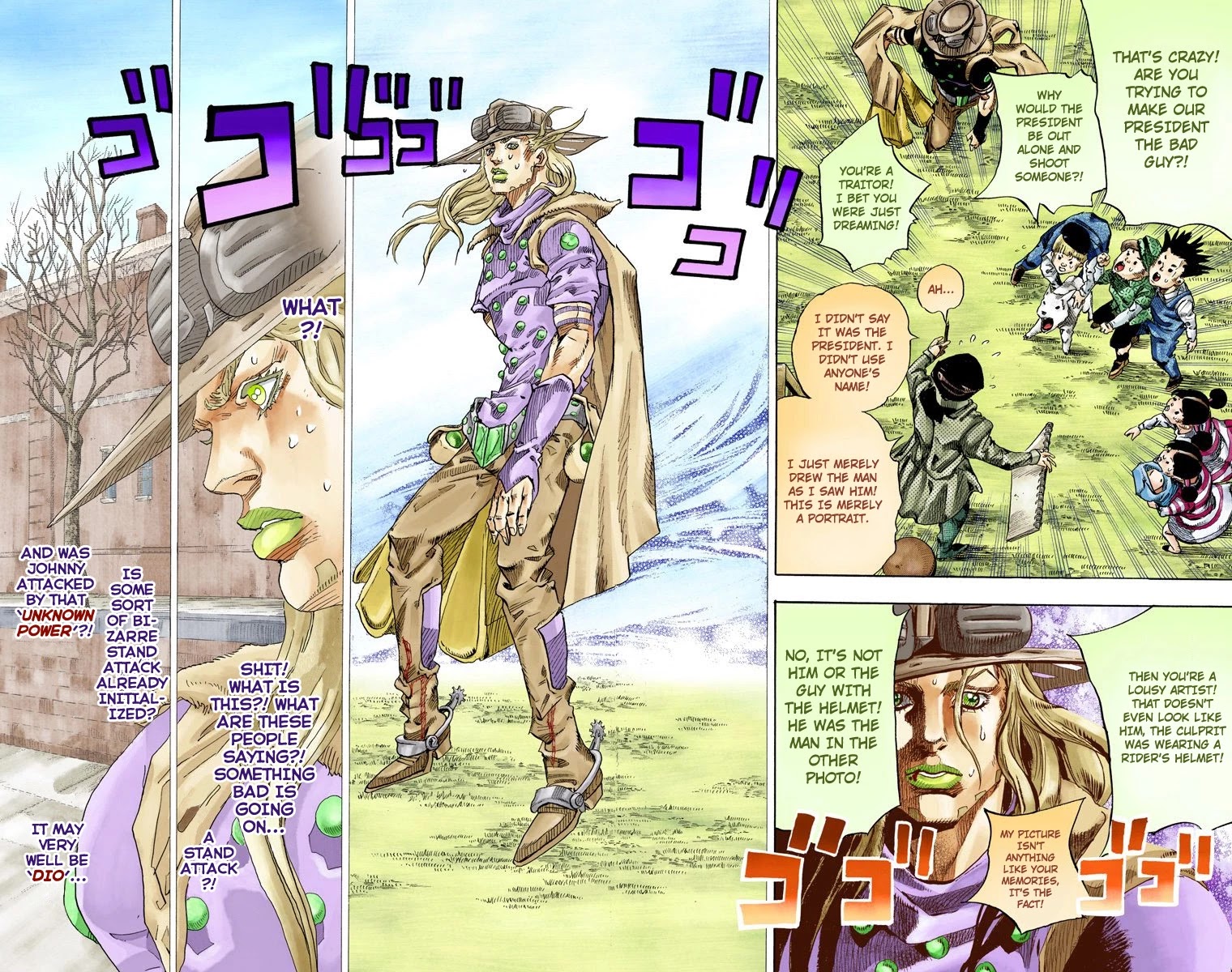 JoJo's Bizarre Adventure Part 7 - Steel Ball Run (Official Colored) chapter 66 page 35