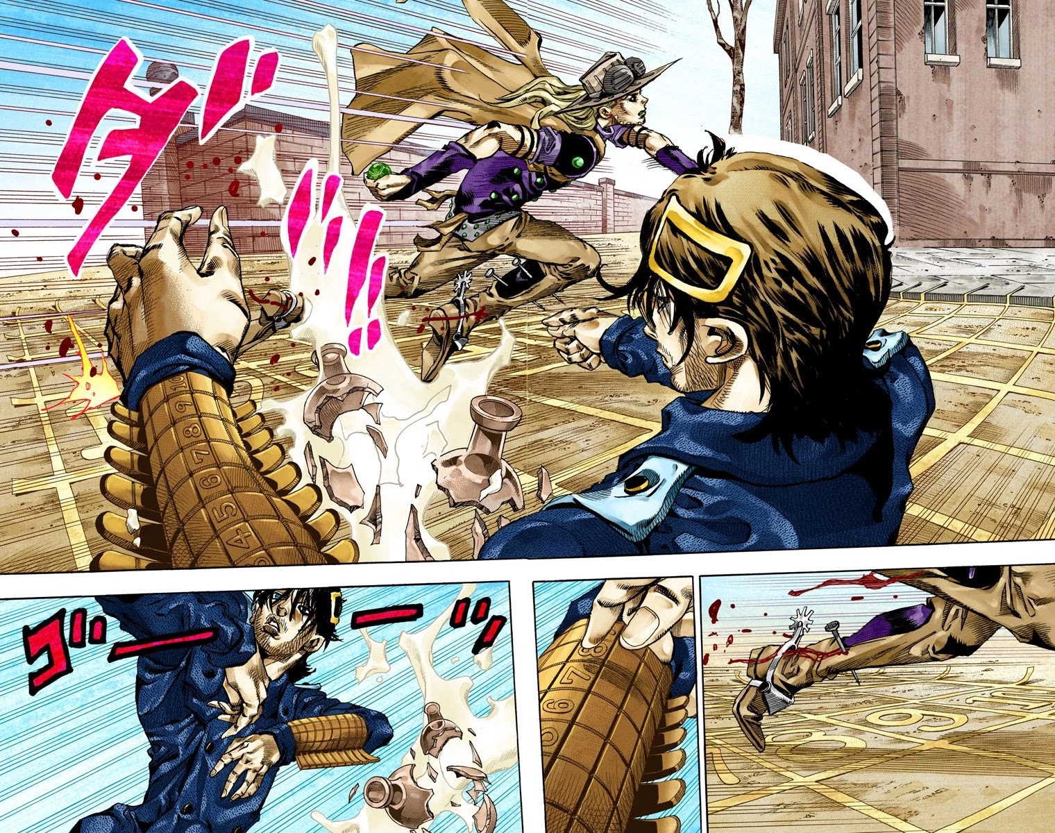 JoJo's Bizarre Adventure Part 7 - Steel Ball Run (Official Colored) chapter 66 page 6