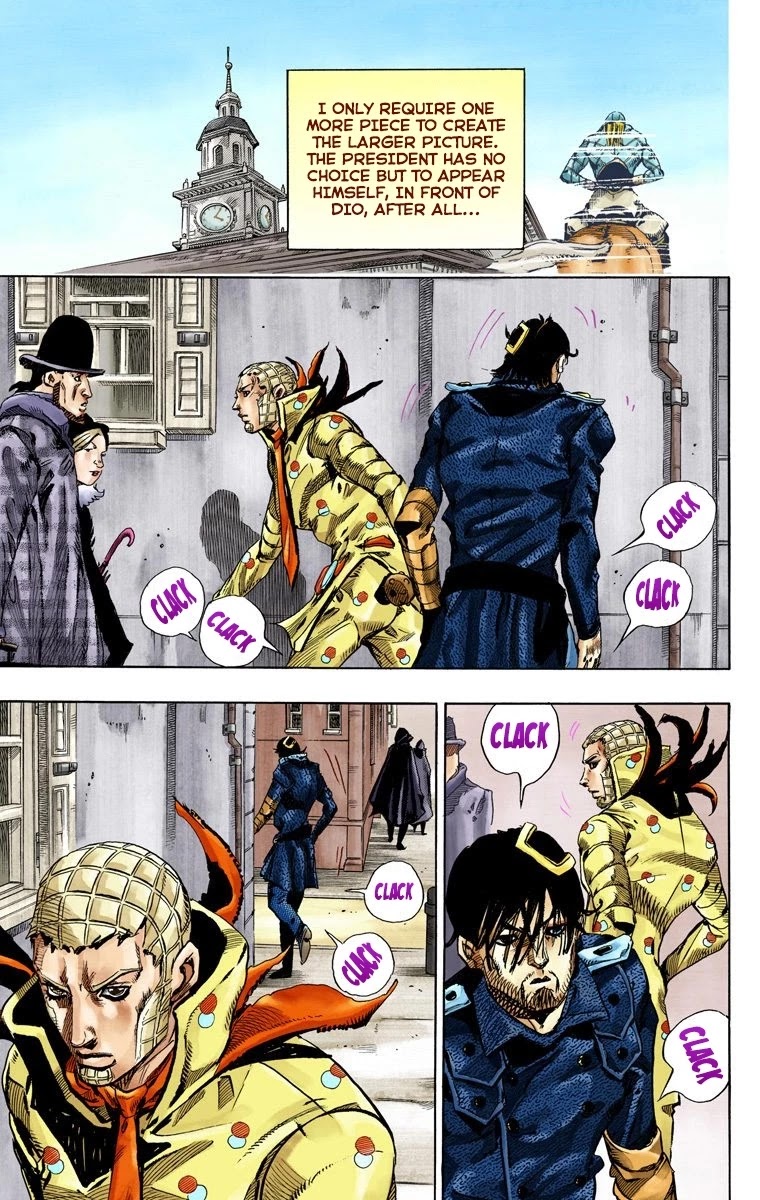 JoJo's Bizarre Adventure Part 7 - Steel Ball Run (Official Colored) chapter 67 page 21