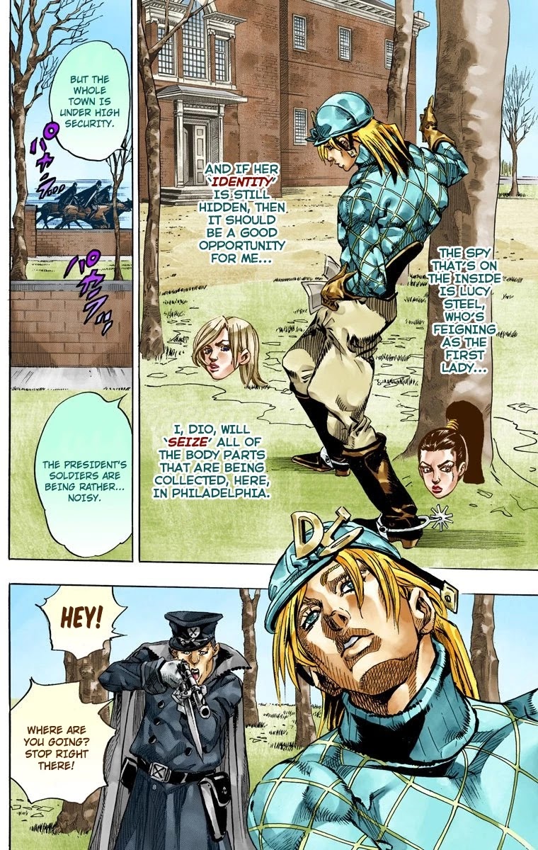 JoJo's Bizarre Adventure Part 7 - Steel Ball Run (Official Colored) chapter 67 page 41