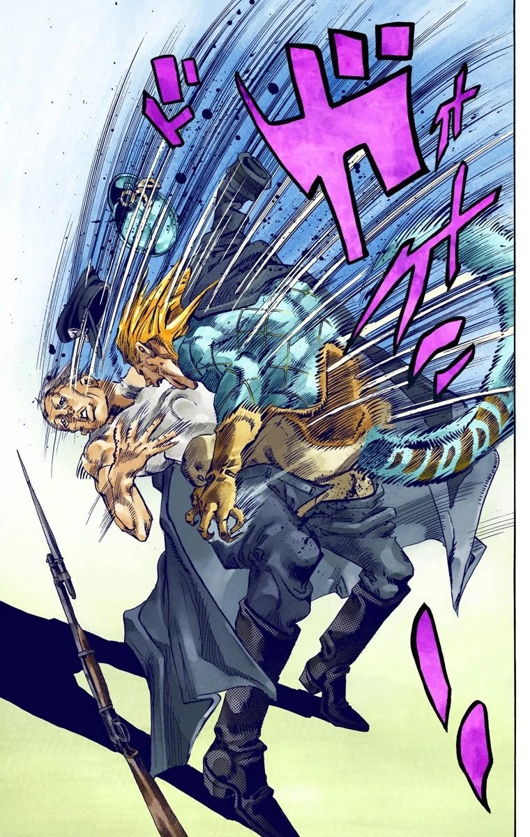 JoJo's Bizarre Adventure Part 7 - Steel Ball Run (Official Colored) chapter 67 page 42