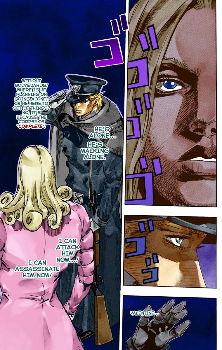 JoJo's Bizarre Adventure Part 7 - Steel Ball Run (Official Colored) chapter 67 page 46