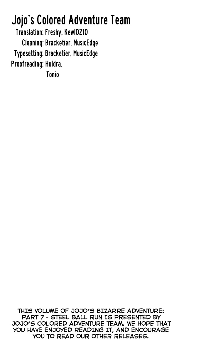 JoJo's Bizarre Adventure Part 7 - Steel Ball Run (Official Colored) chapter 68 page 41