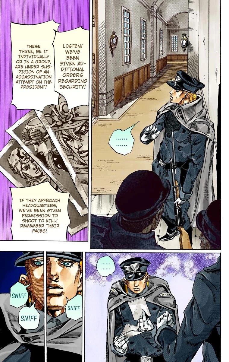 JoJo's Bizarre Adventure Part 7 - Steel Ball Run (Official Colored) chapter 68 page 5