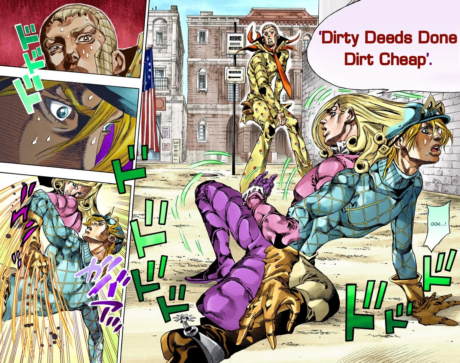JoJo's Bizarre Adventure Part 7 - Steel Ball Run (Official Colored) chapter 69 page 13