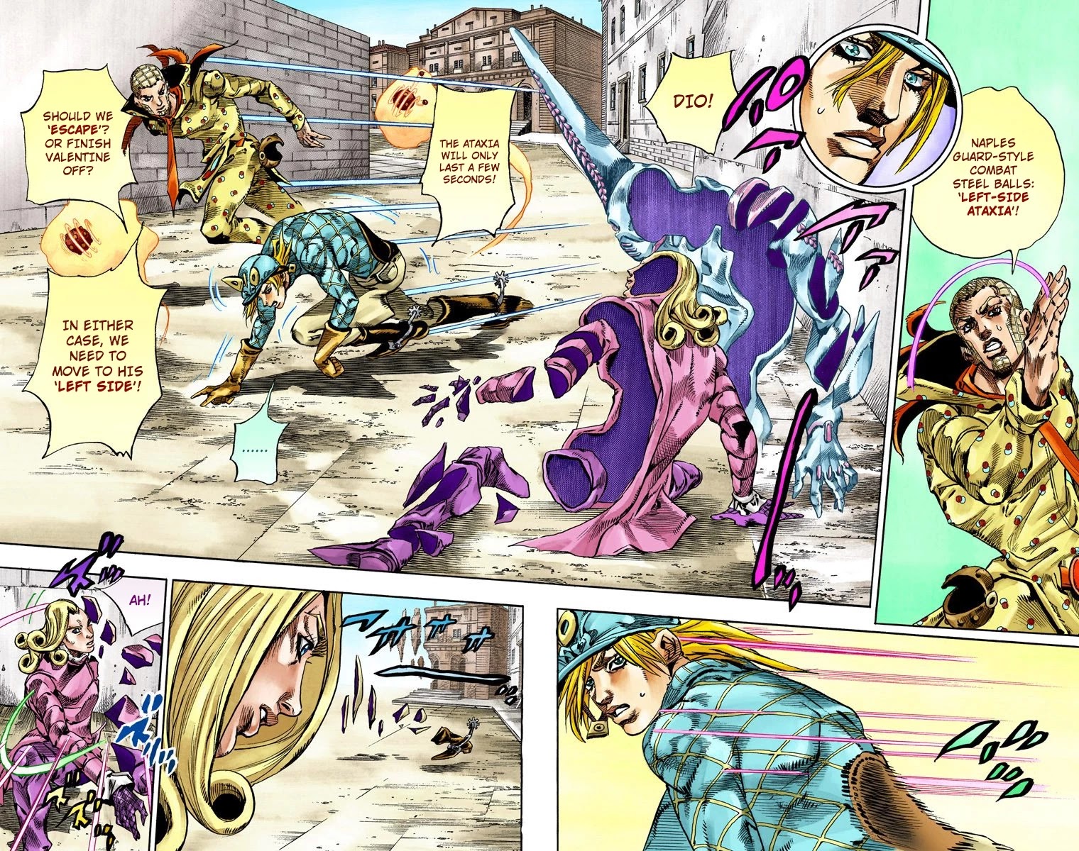 JoJo's Bizarre Adventure Part 7 - Steel Ball Run (Official Colored) chapter 69 page 15