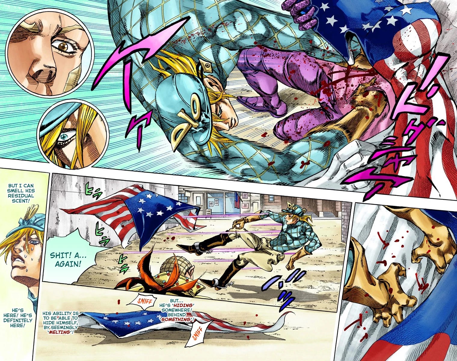 JoJo's Bizarre Adventure Part 7 - Steel Ball Run (Official Colored) chapter 69 page 18