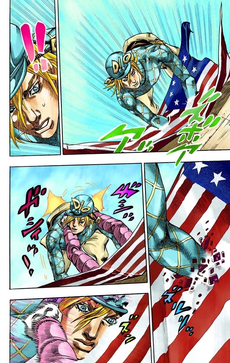 JoJo's Bizarre Adventure Part 7 - Steel Ball Run (Official Colored) chapter 69 page 22