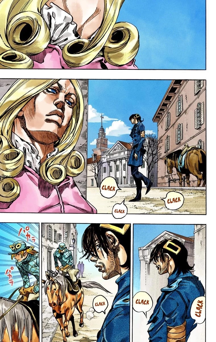 JoJo's Bizarre Adventure Part 7 - Steel Ball Run (Official Colored) chapter 69 page 30
