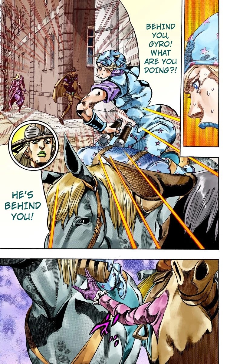 JoJo's Bizarre Adventure Part 7 - Steel Ball Run (Official Colored) chapter 69 page 32