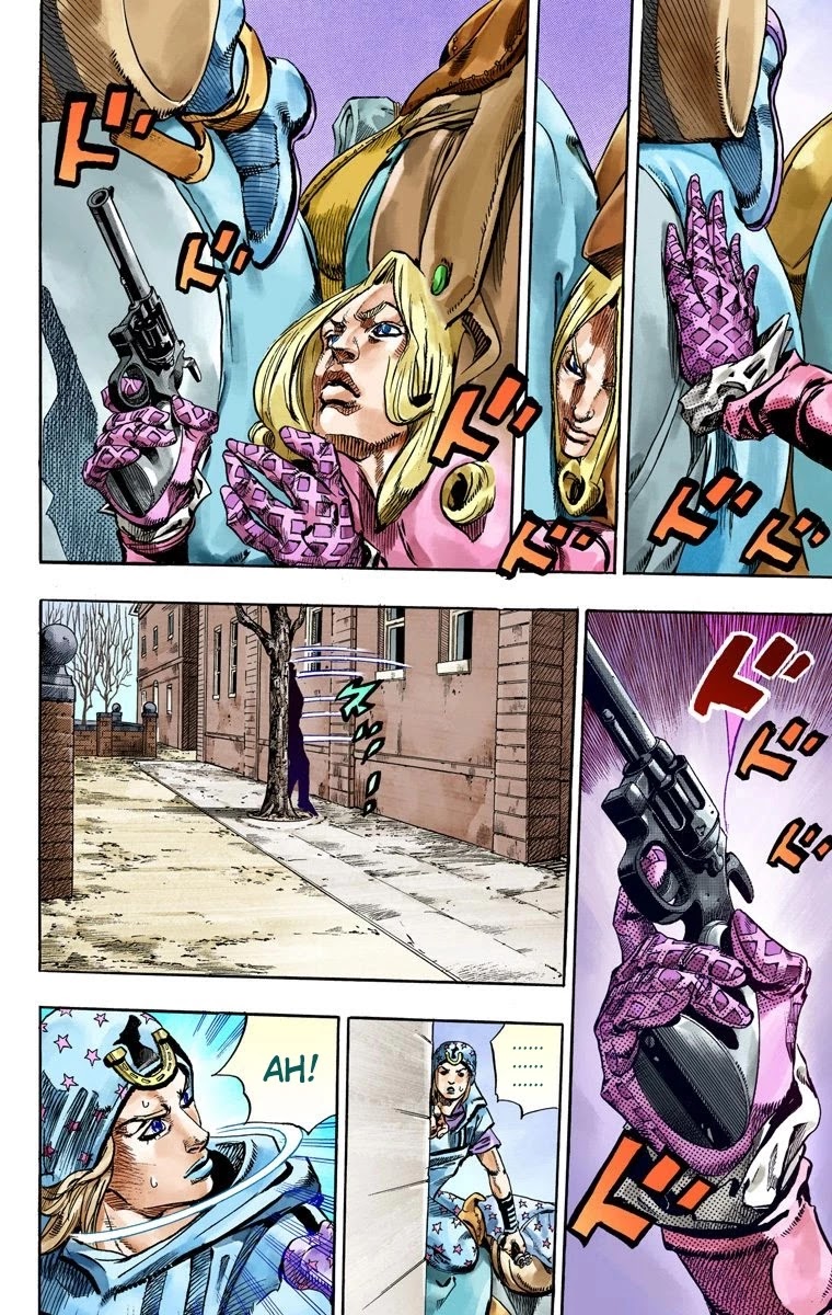 JoJo's Bizarre Adventure Part 7 - Steel Ball Run (Official Colored) chapter 69 page 33