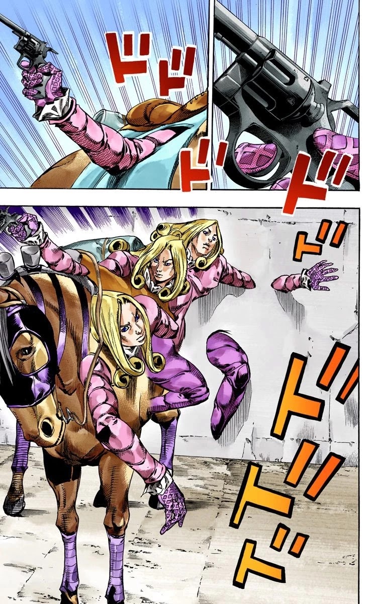 JoJo's Bizarre Adventure Part 7 - Steel Ball Run (Official Colored) chapter 69 page 36