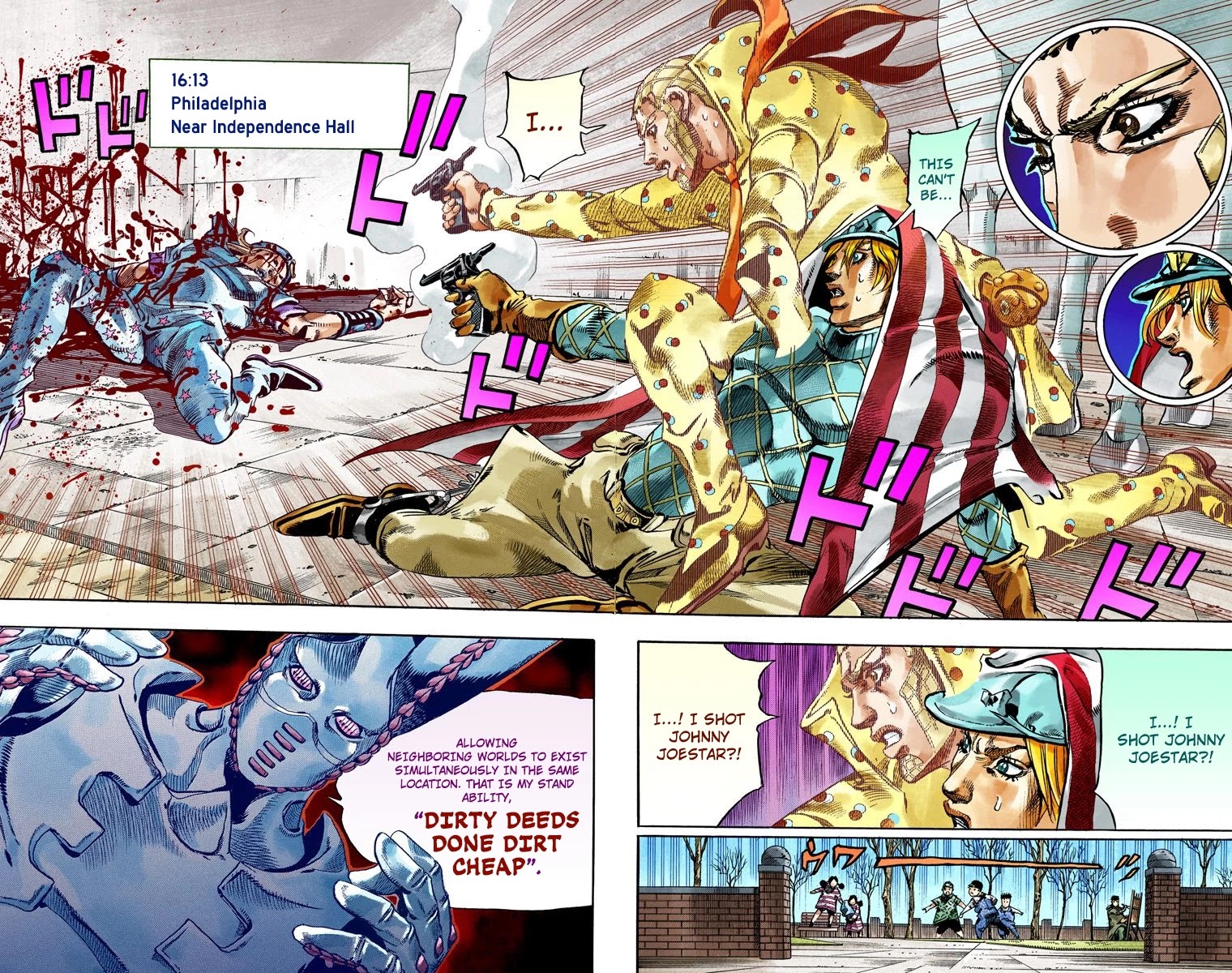 JoJo's Bizarre Adventure Part 7 - Steel Ball Run (Official Colored) chapter 69 page 37