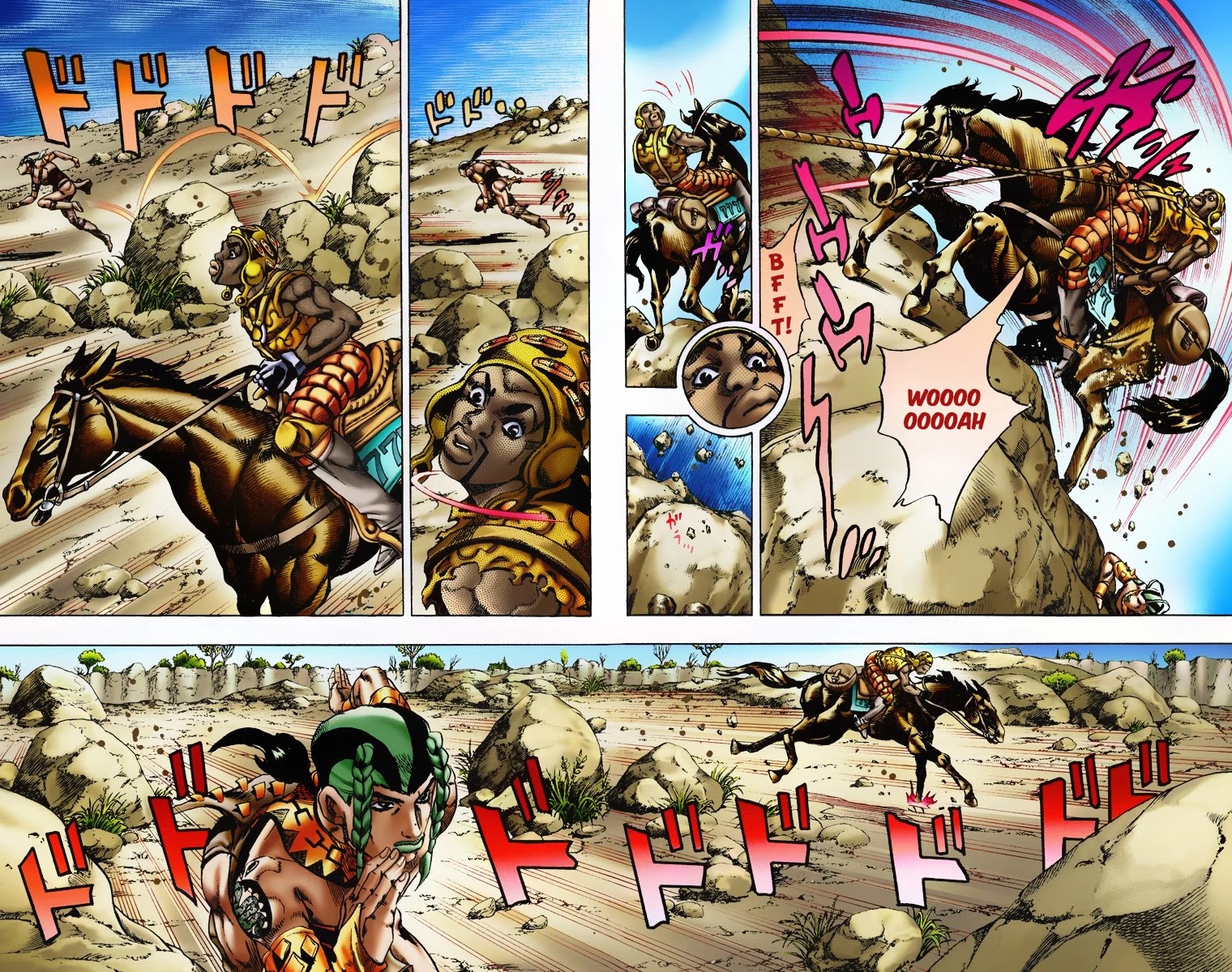 JoJo's Bizarre Adventure Part 7 - Steel Ball Run (Official Colored) chapter 7 page 12
