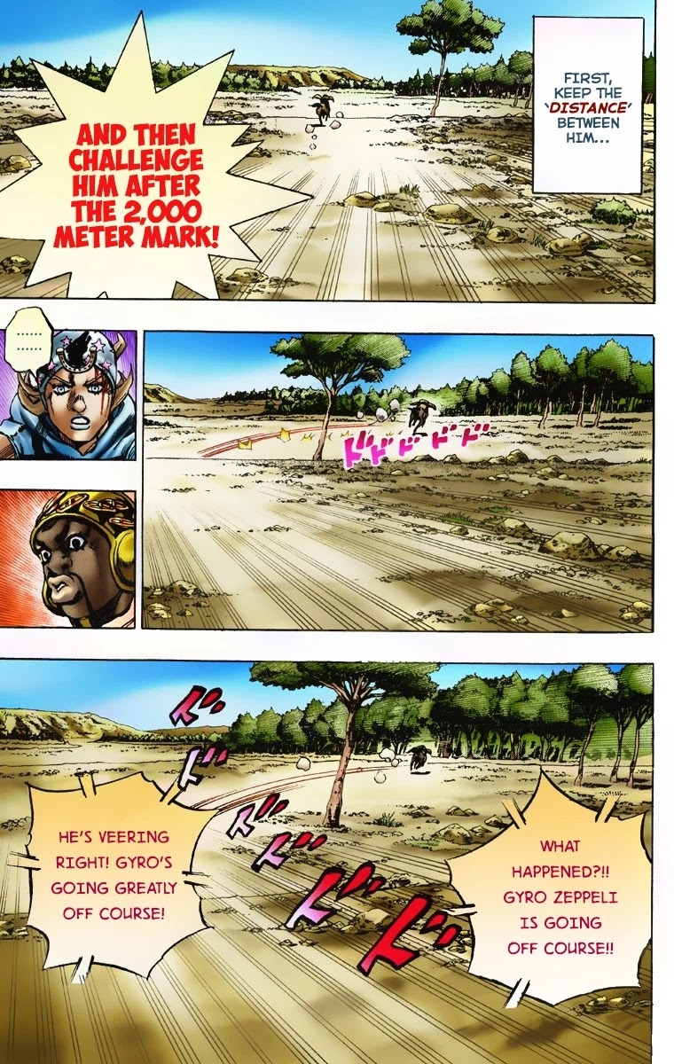 JoJo's Bizarre Adventure Part 7 - Steel Ball Run (Official Colored) chapter 7 page 17