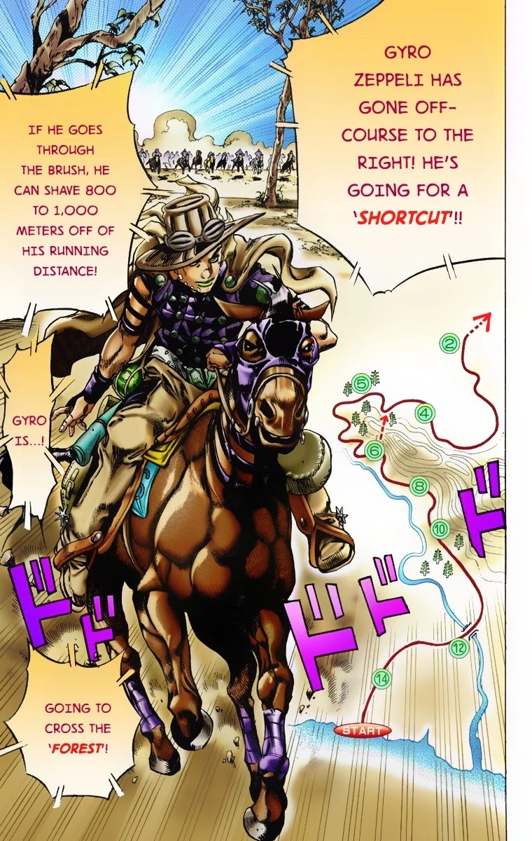 JoJo's Bizarre Adventure Part 7 - Steel Ball Run (Official Colored) chapter 7 page 19