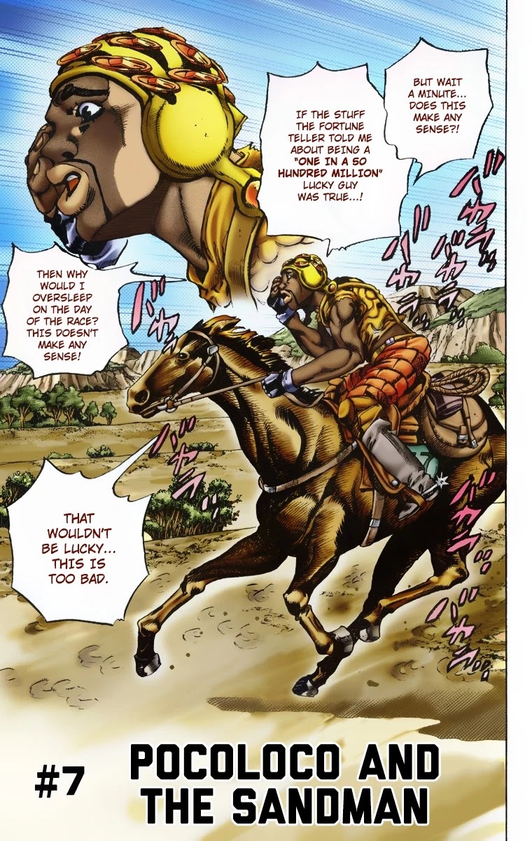 JoJo's Bizarre Adventure Part 7 - Steel Ball Run (Official Colored) chapter 7 page 2