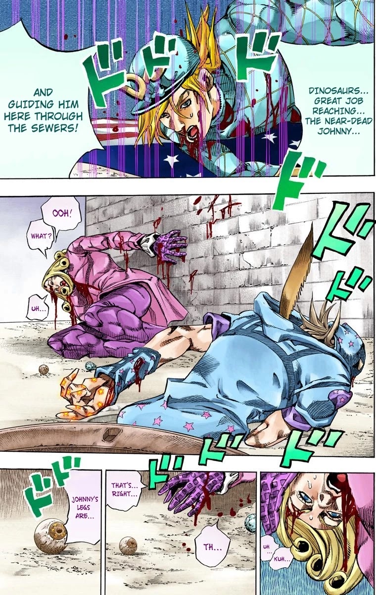 JoJo's Bizarre Adventure Part 7 - Steel Ball Run (Official Colored) chapter 70 page 14