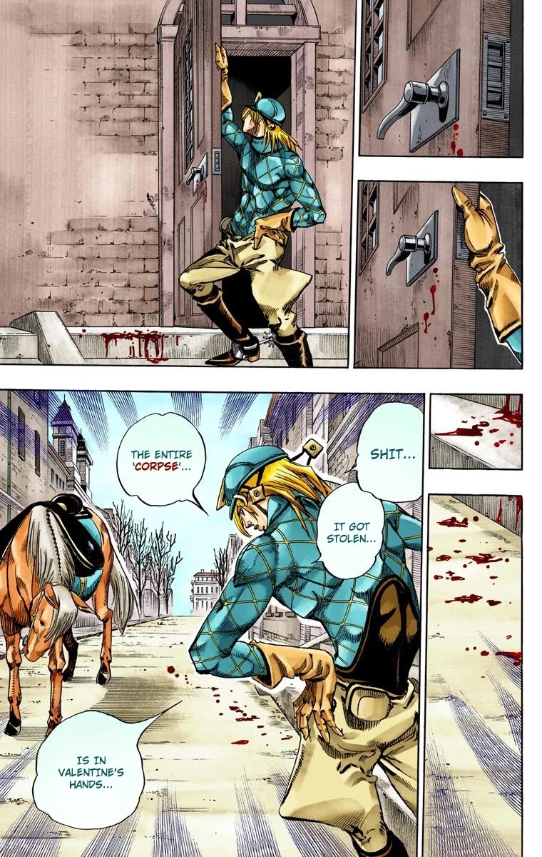 JoJo's Bizarre Adventure Part 7 - Steel Ball Run (Official Colored) chapter 70 page 33