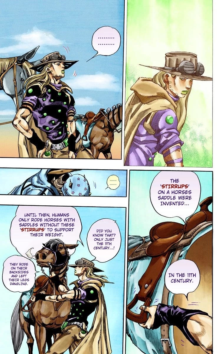 JoJo's Bizarre Adventure Part 7 - Steel Ball Run (Official Colored) chapter 72 page 17
