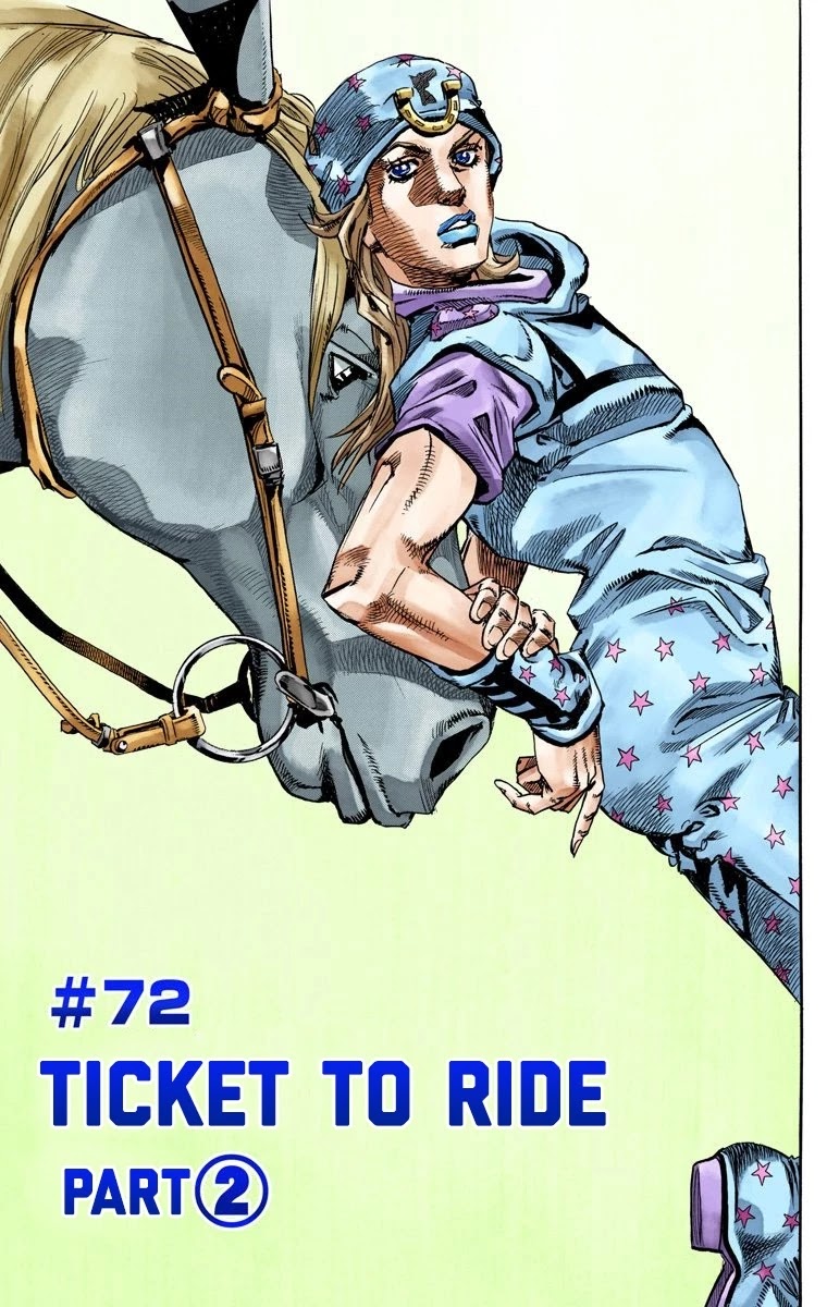 JoJo's Bizarre Adventure Part 7 - Steel Ball Run (Official Colored) chapter 72 page 2
