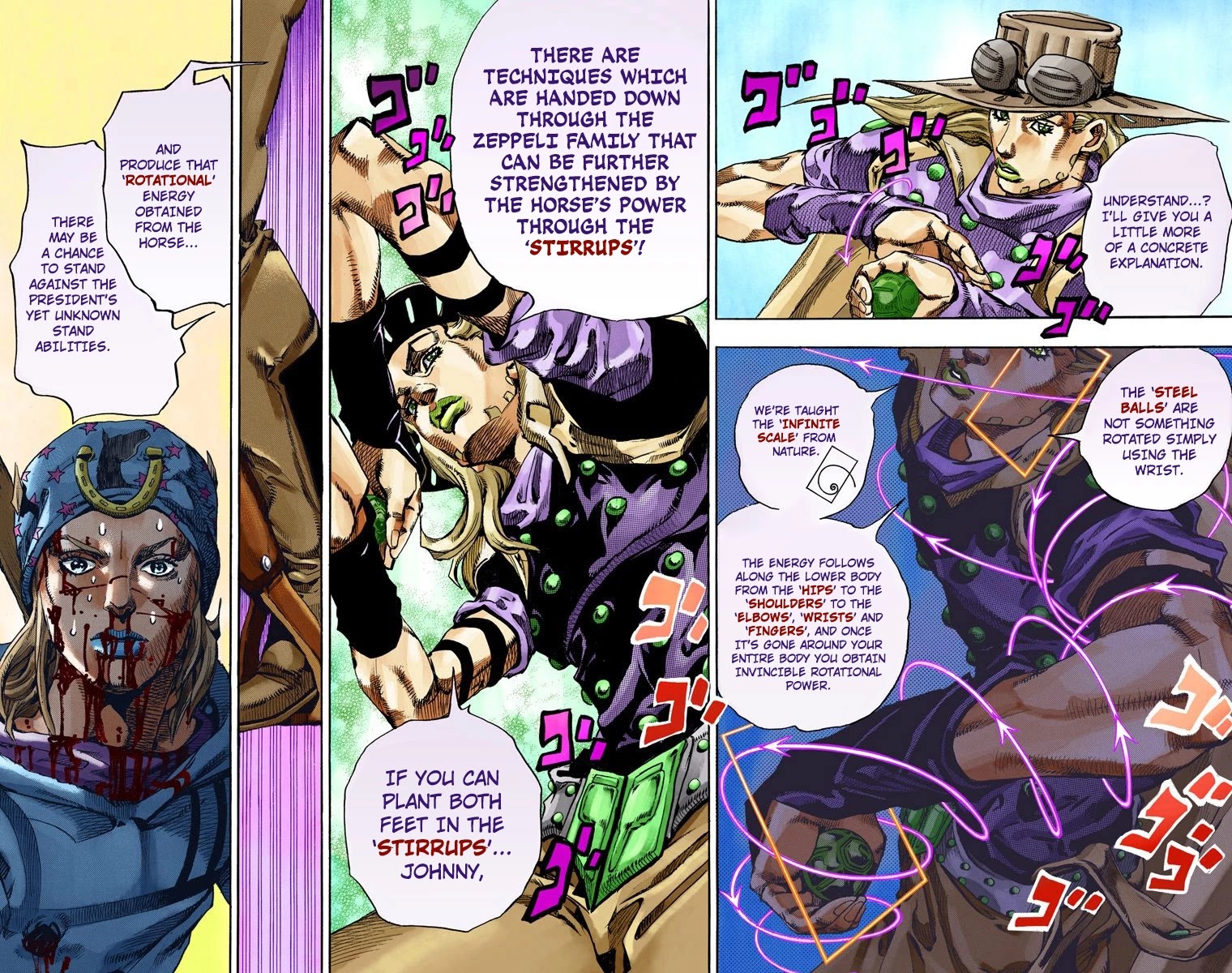 JoJo's Bizarre Adventure Part 7 - Steel Ball Run (Official Colored) chapter 72 page 20