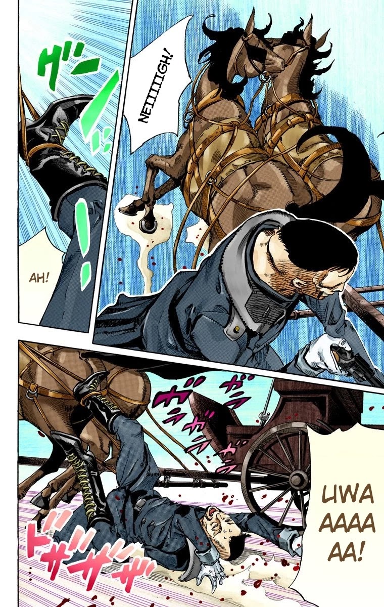 JoJo's Bizarre Adventure Part 7 - Steel Ball Run (Official Colored) chapter 72 page 31