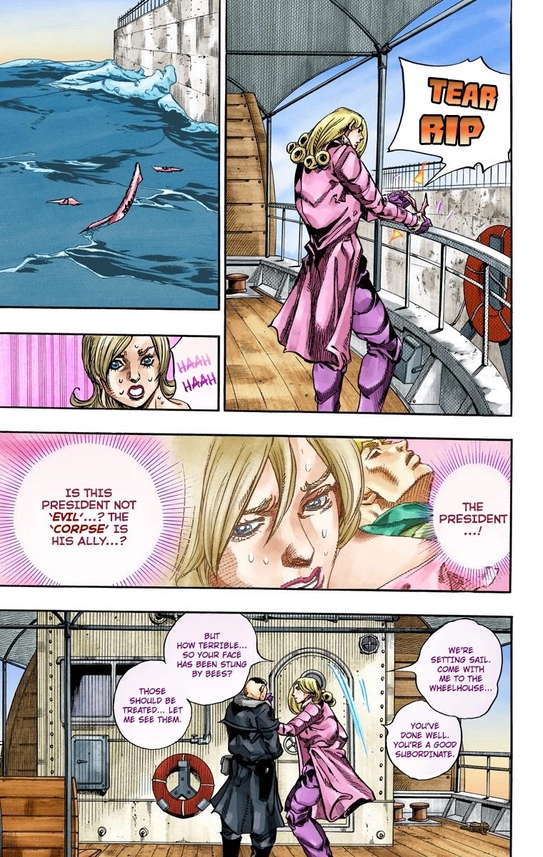 JoJo's Bizarre Adventure Part 7 - Steel Ball Run (Official Colored) chapter 73 page 13